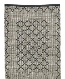 Nordal Chindi Geweven Vloerkleed - Leer/katoen