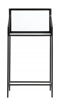 Nordal Counter Marmeren/ijzeren Tafel Met Glas