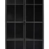 Nordal Downtown Ijzeren Kast - Zwart 97x44x184cm -Nordal nordal downtown ijzeren kast zwart 97x44x184cm