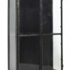 Nordal Downtown Ijzeren Wandkast - Zwart 50x20x60cm -Nordal nordal downtown ijzeren wandkast zwart 50x20x60cm