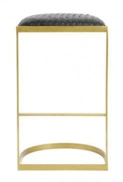 Nordal EA Barstoel - Zwart/goud