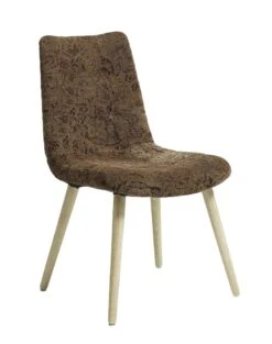 Nordal Flower Eetkamerstoel - Lichtbruin