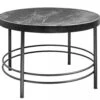Nordal Midnight Salontafel Rond - Zwart -Nordal nordal midnight salontafel rond zwart