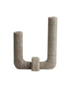 Nordal Vaca Kandelaar Bruin - 3722 -Nordal nordal vaca kandelaar bruin 3722 1